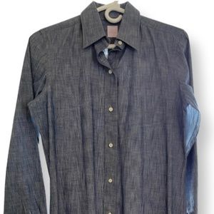 COPY - Ann mashburn denim chambray popover dress